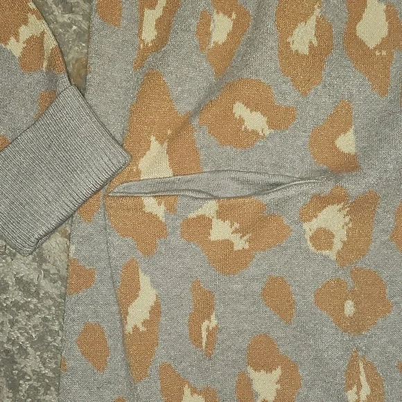 David Button Cybille leopard print cardigan XL - Picture 5 of 9